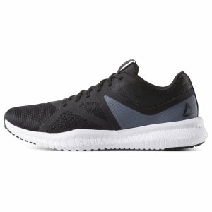 Reebok Flexagon Fit Trainingsschuhe Damen - Schwarz/Weiß/Grau - DE 087-DLN